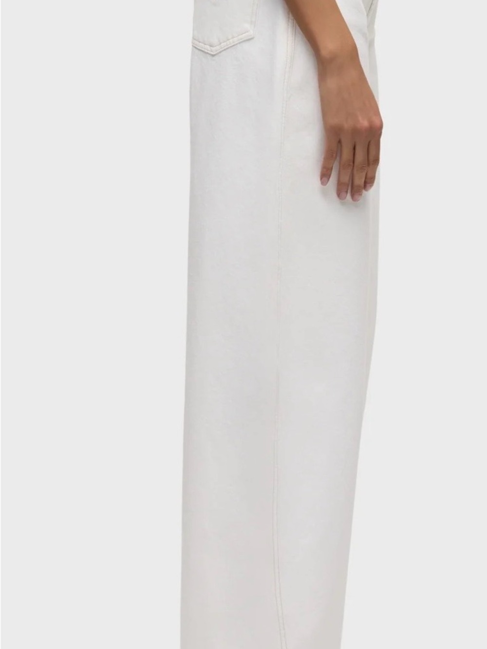 Hudson Bailey Jeans Wide-Leg High-Rise Pants in White - Picture 2 of 3